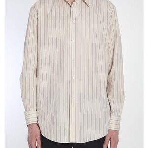 The Row Men's Luigi Striped Shirt